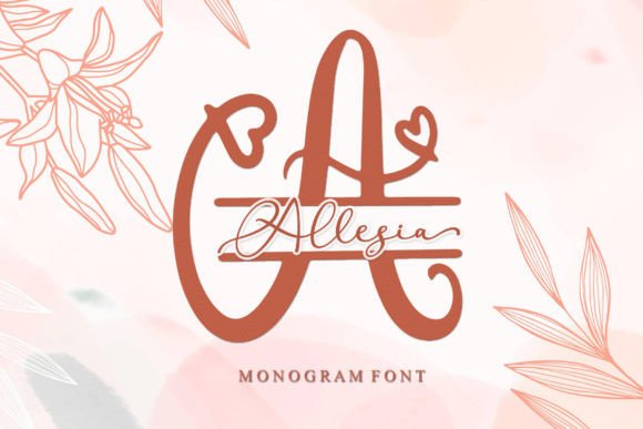 Allesia Monogram: A Designer’s Take on Elegant Branding Fonts