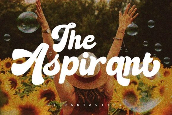 Aspirant Retro Script Font Review for Vintage Branding