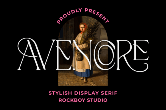 Avencore: The Elegant Serif Typeface for Handmade Branding