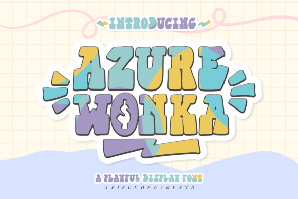 Azure Wonka: The Playful Display Typeface for High-Impact Campaigns