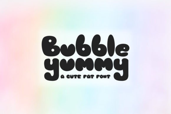 Bubble Yummy: The Cute Retro Font for Standout Campaign Graphics