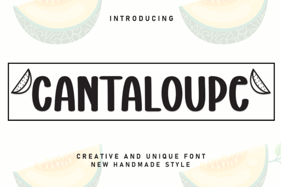 Cantaloupe Display Font Review for Cute Craft Projects