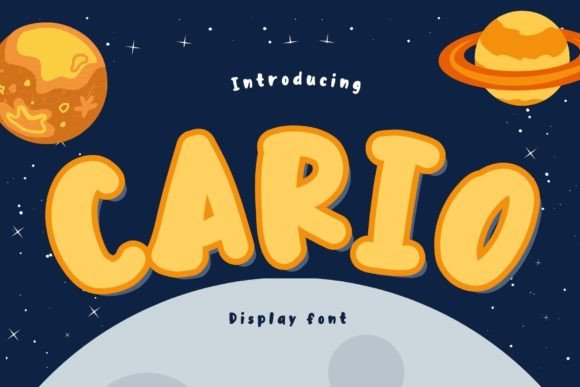 Cario: The Cute Display Font for Playful Branding