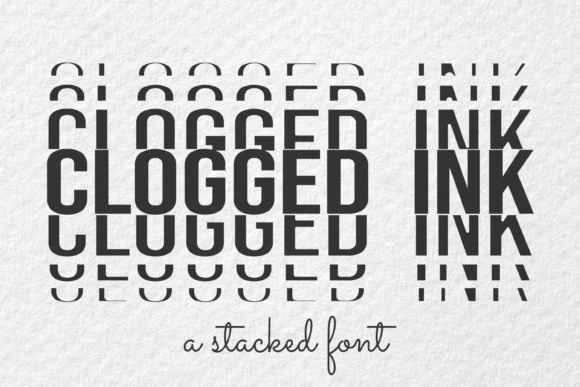 Clogged Ink Typeface Review for Campaign Design