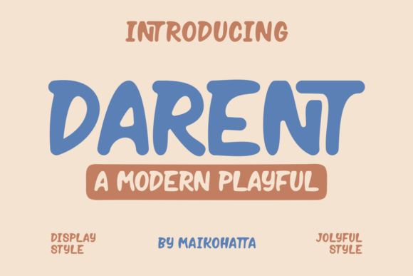Darent: The Modern Display Font for High-Impact Campaign Headlines