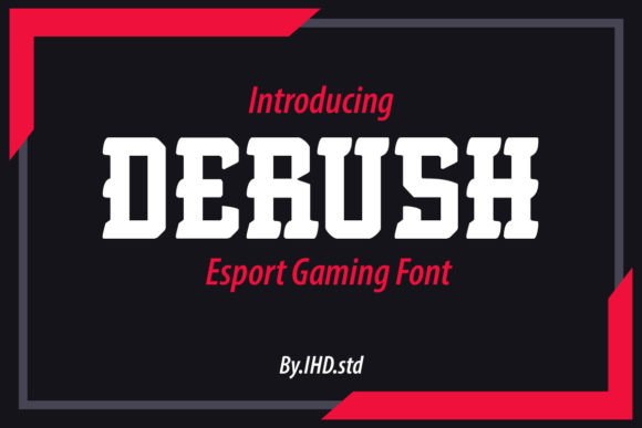 Derush Display Font: Elevate Your Handmade Product Branding