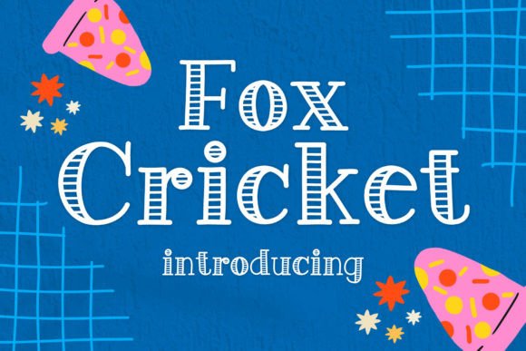 Fox Cricket: A Playful Display Font for Creative Branding Projects