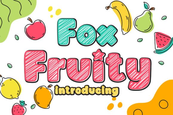 Fox Fruity: The Cute Display Font for Playful Branding