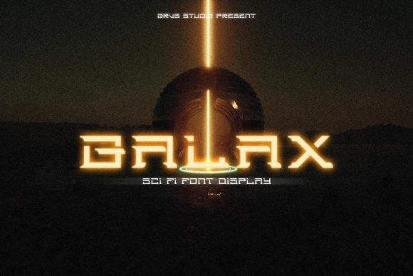 Galax: The Sci-Fi Display Font for Futuristic Web Design