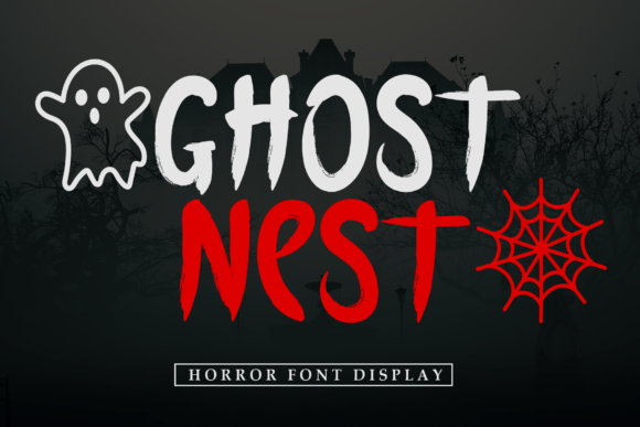 Ghost Nest Typeface: A Digital Designer’s Take on Spooky Display Fonts