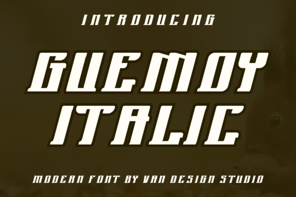 Guemoy Italic: The Bold Typeface for High-Impact Campaigns