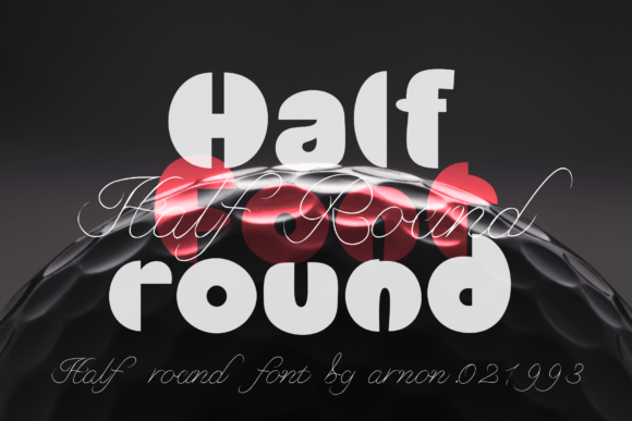 Half Round Typeface Review for Playful Editorial Design