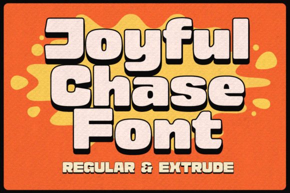 Joyful Chase: A Display Font for Editorial Design
