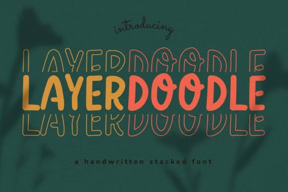 Layerdoodle Display Font Review for Social Campaigns