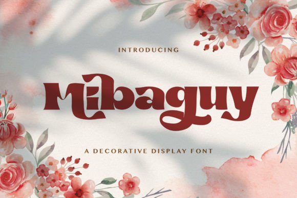 Mibaguy: The Playful Display Font for Modern Brand Identity