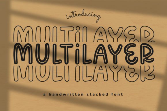 Multilayer Typeface Review for Handmade Product Branding