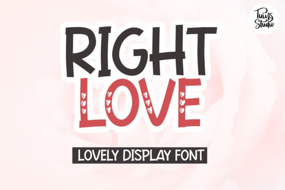 Right Love Typeface Review for Handmade Brands