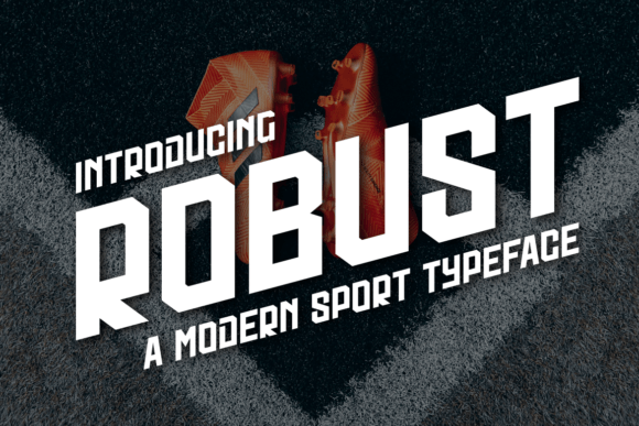 Robust Typeface for Bold Brand Identity and Logo Design