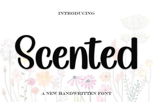 Scented: A Timeless Handwritten Display Font for Editorial Design