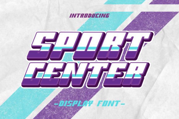 Sport Center Typeface Review: Urban Display Font for Bold Branding