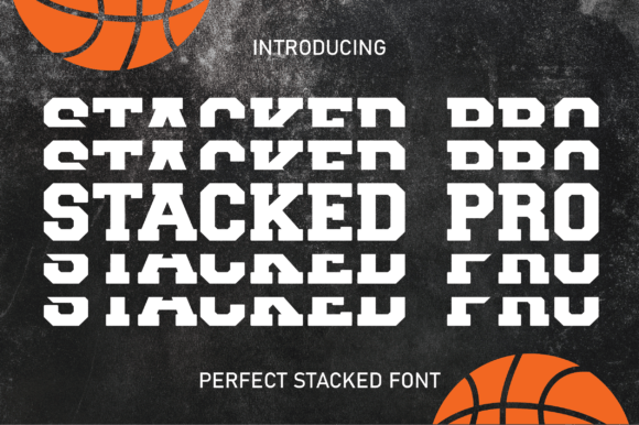 Stacked Pro: A Sport-Stacked Display Font for Bold Branding