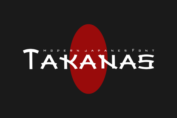 Takanas Display Font for Bold Campaign Branding