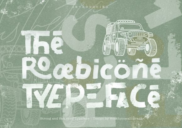 The Rooebicone Typeface: Bold Display Fonts for High-Impact Campaigns