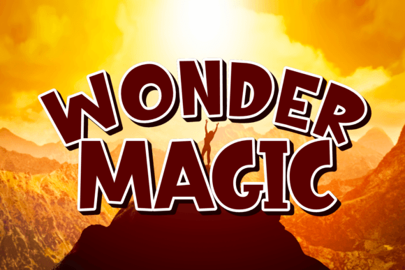 Wonder Magic Typeface Review for Editorial Design
